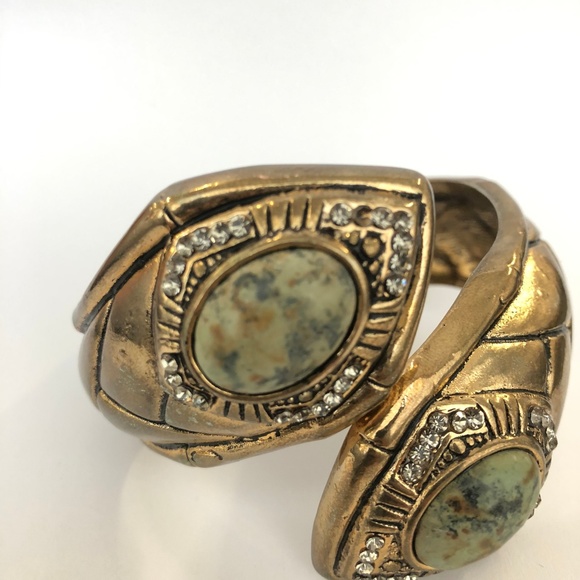 Dreams With Me Hinged Bracelet Turquoise - Picture 5 of 5